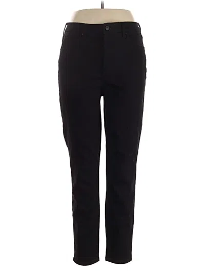 Pre-owned Nicole Miller Active Pants In Black
