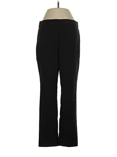 Pre-owned Nicole Miller Active Pants In Black