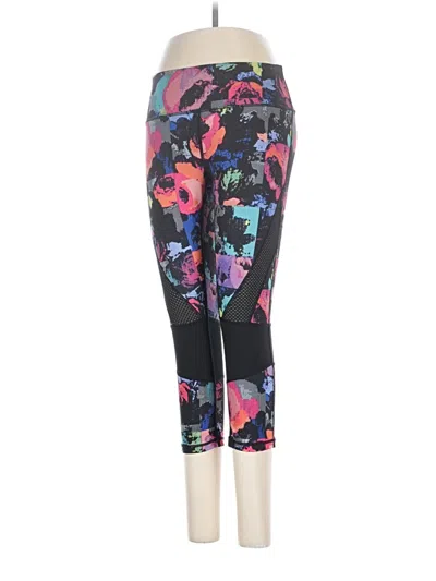 Pre-owned Nicole Miller Active Pants In Black