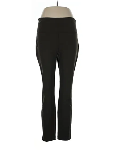 Pre-owned Nicole Miller Active Pants In Black