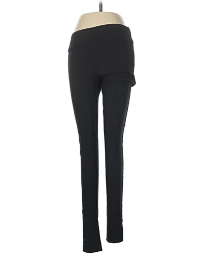 Pre-owned Nicole Miller Active Pants In Black