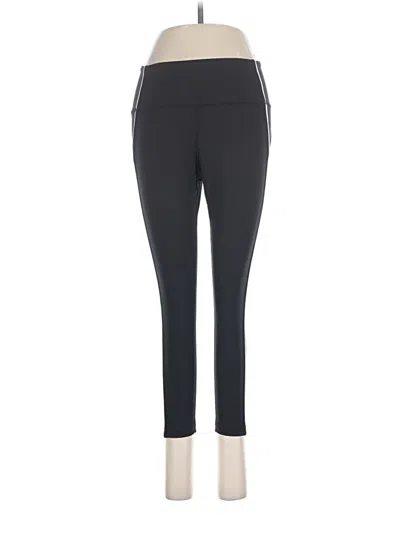 Pre-owned Nicole Miller Active Pants In Black