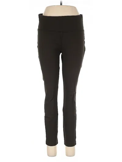 Pre-owned Nicole Miller Active Pants In Brown