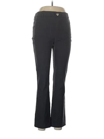 Pre-owned Nicole Miller Active Pants In Gray