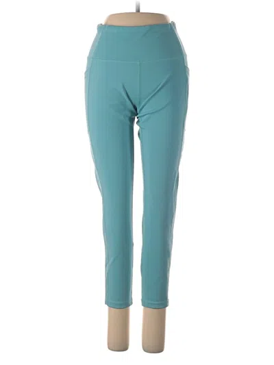 Pre-owned Nicole Miller Active Pants In Teal
