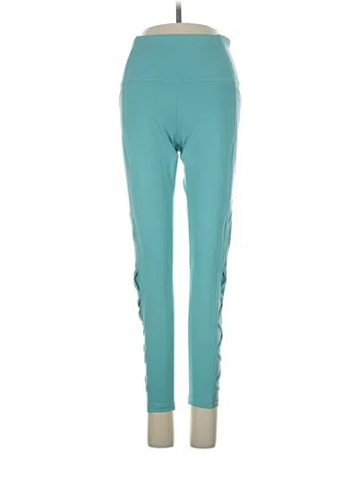 Pre-owned Nicole Miller Active Pants In Teal