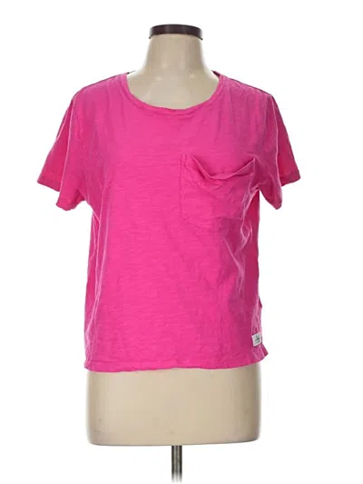 Pre-owned Nicole Miller Active T-shirt In Pink