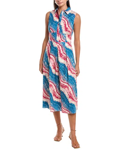 Nicole Miller Adley Midi Dress In Multi
