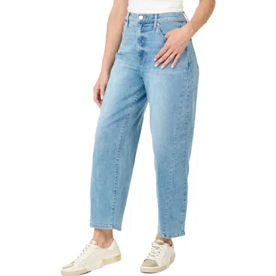 Nicole Miller Arched High Waist Jeans In Blue
