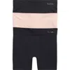 Nicole Miller Bare 3-pack Seamless Slip Shorts In Multi