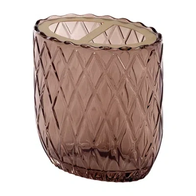 Nicole Miller Bijou Toothbrush Holder In Brown