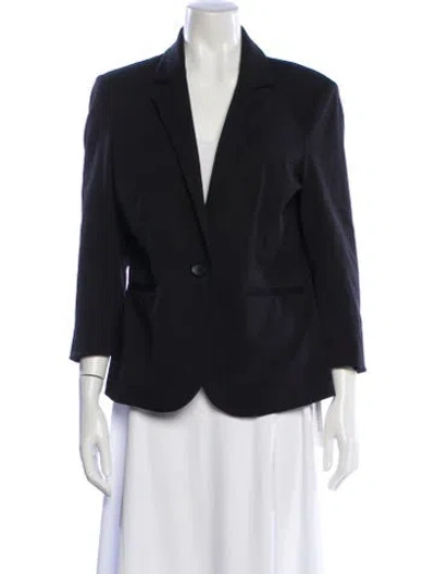 Pre-owned Nicole Miller Blazer In Black