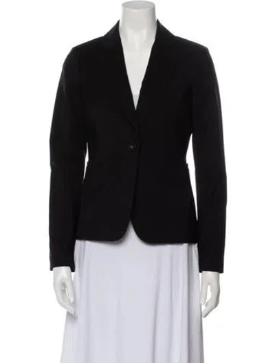 Pre-owned Nicole Miller Blazer In Black