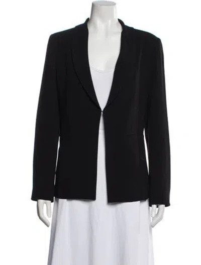 Pre-owned Nicole Miller Blazer In Black