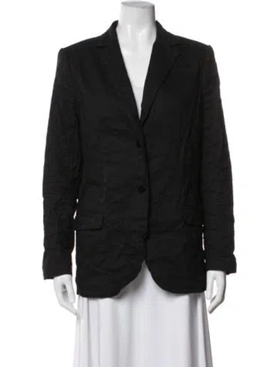 Pre-owned Nicole Miller Blazer In Black