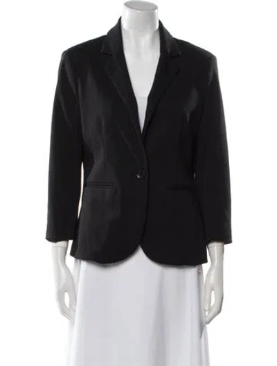 Pre-owned Nicole Miller Blazer In Blue