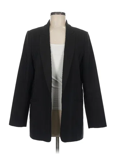 Pre-owned Nicole Miller Blazer Jacket In Black