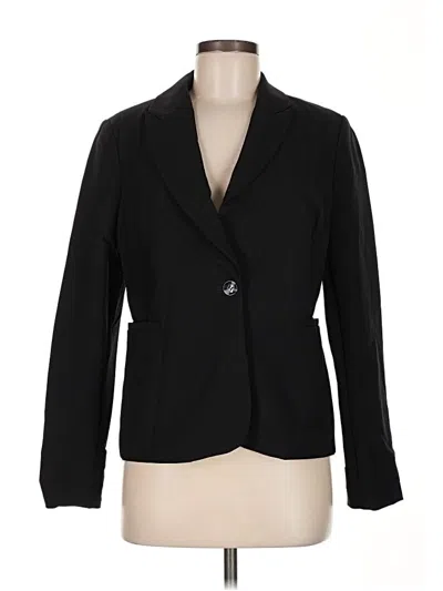 Pre-owned Nicole Miller Blazer Jacket In Black