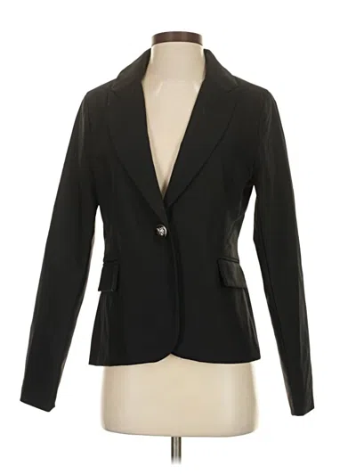 Pre-owned Nicole Miller Blazer Jacket In Black