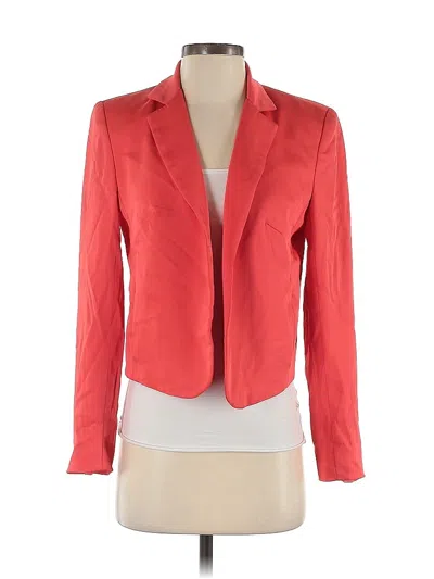 Pre-owned Nicole Miller Blazer Jacket In Red