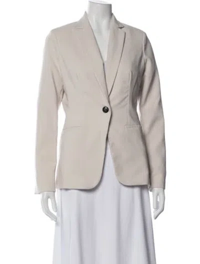 Pre-owned Nicole Miller Blazer In Neutral
