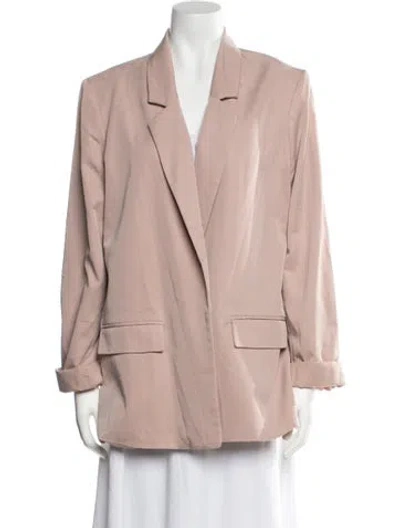 Pre-owned Nicole Miller Blazer In Pink