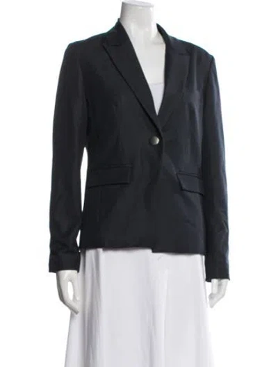 Pre-owned Nicole Miller Blazer W/ Tags In Blue