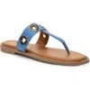 Nicole Miller Bling Thong Sandal In Blue