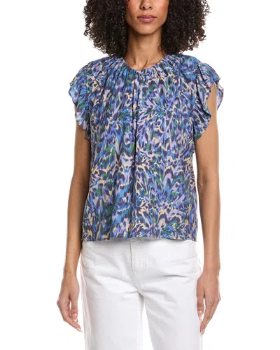 Nicole Miller Blouse In Blue