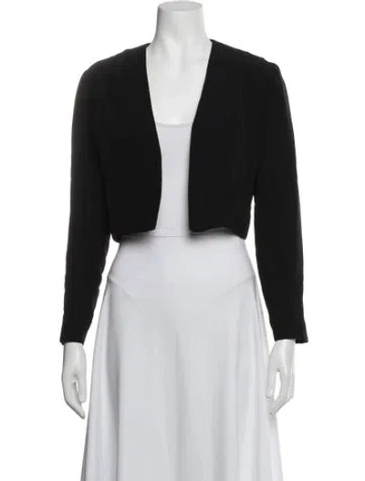 Pre-owned Nicole Miller Bolero In Black