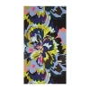 Nicole Miller Bright Bloom Beach Towel In Purple