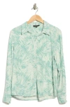 Nicole Miller Button-up Shirt In Green