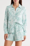 Nicole Miller Button-up Shirt In Blue