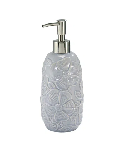 Nicole Miller Camille 8.25" Soap And Lotion Dispenser In Gray