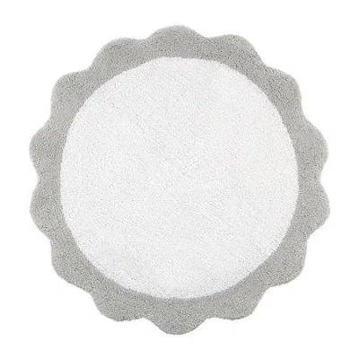 Nicole Miller Camille Bath Rug In Gray