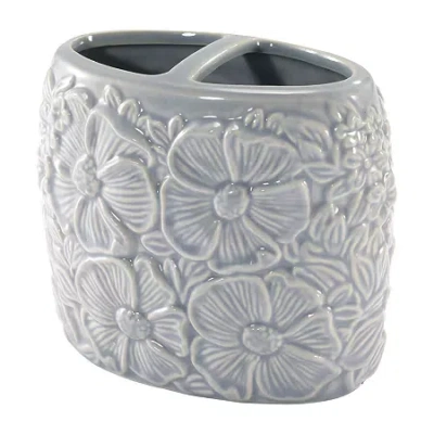 Nicole Miller Camille Toothbrush Holder In Blue