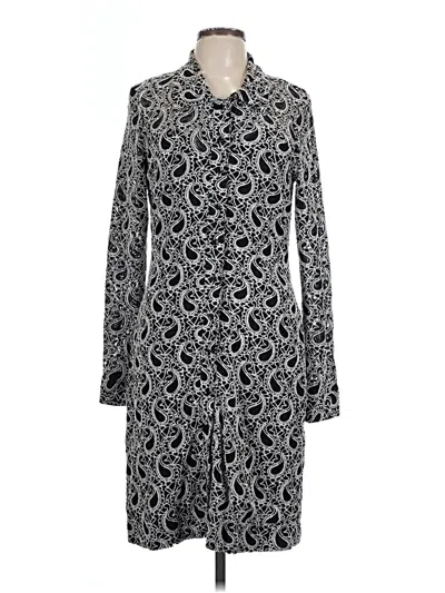 Pre-owned Nicole Miller Cardigan Sweater In Black