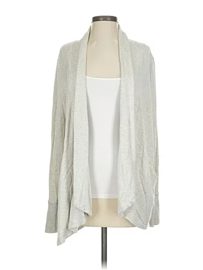 Pre-owned Nicole Miller Cardigan Sweater In Gray