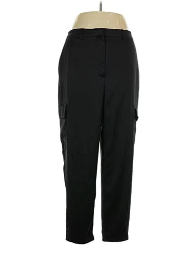 Pre-owned Nicole Miller Cargo Pants In Black