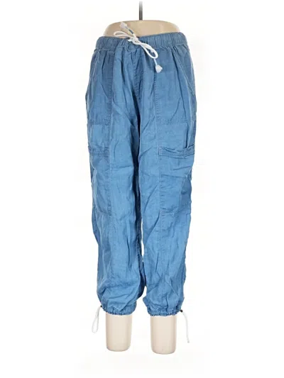 Pre-owned Nicole Miller Cargo Pants In Blue