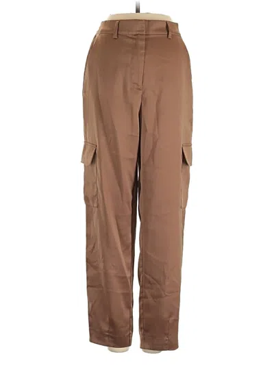 Pre-owned Nicole Miller Cargo Pants In Brown