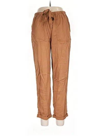 Pre-owned Nicole Miller Cargo Pants In Brown