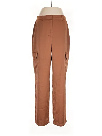 Pre-owned Nicole Miller Cargo Pants In Brown