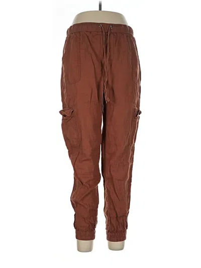 Pre-owned Nicole Miller Cargo Pants In Brown