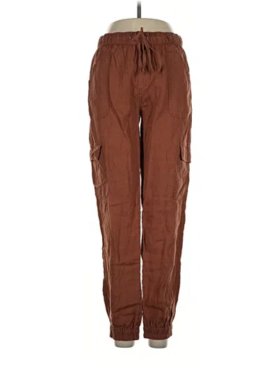 Pre-owned Nicole Miller Cargo Pants In Brown