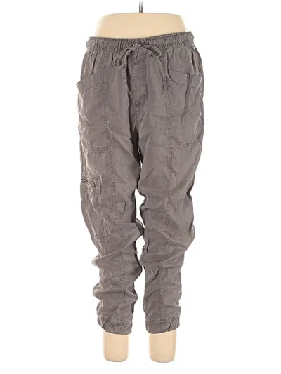 Pre-owned Nicole Miller Cargo Pants In Gray