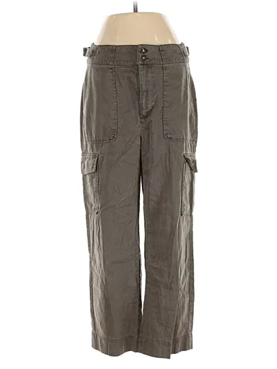 Pre-owned Nicole Miller Cargo Pants In Gray