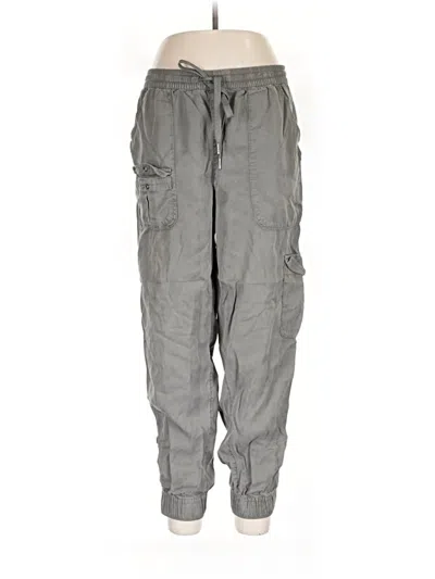 Pre-owned Nicole Miller Cargo Pants In Gray