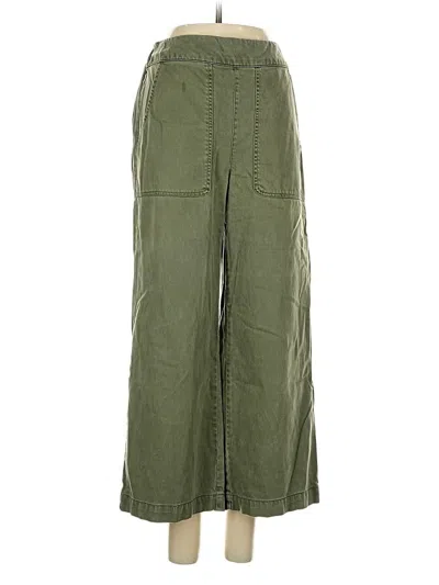 Pre-owned Nicole Miller Cargo Pants In Green