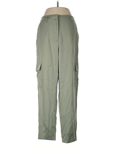 Pre-owned Nicole Miller Cargo Pants In Green